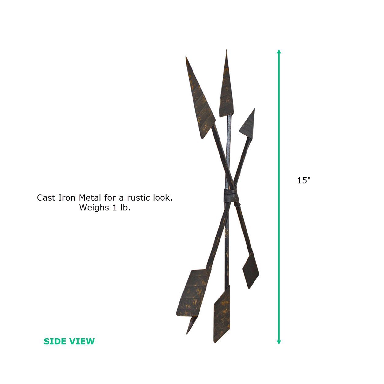 Bronze 3-Set Arrows, 15"